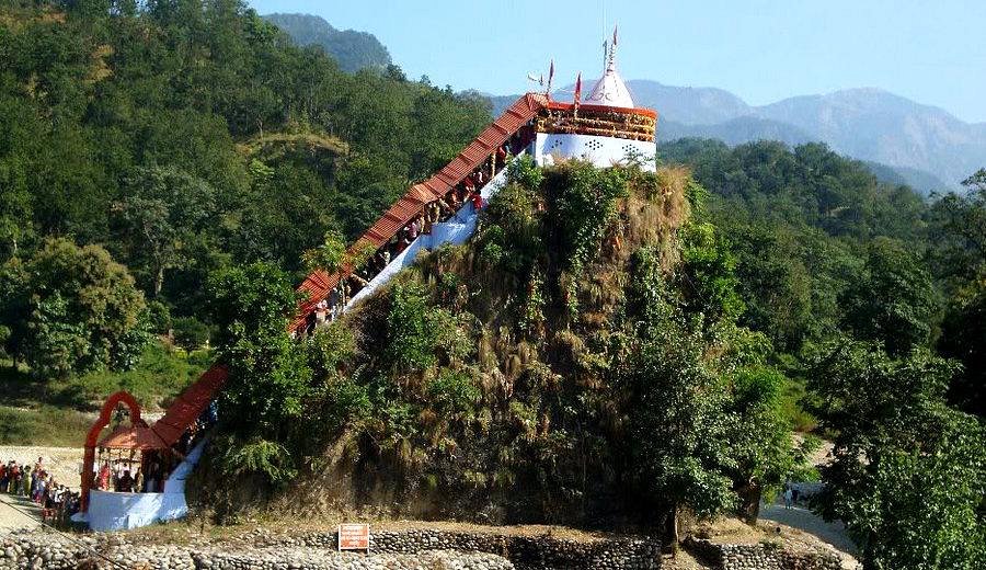 Ramnagar: गर्जिया मंदिर टीले का सुरक्षात्मक कार्य तेज