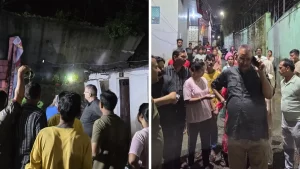 Dehradun: भारी बारिश के कारण विजय कॉलोनी में दीवार ढही, दो-तीन मकानों को नुकसान