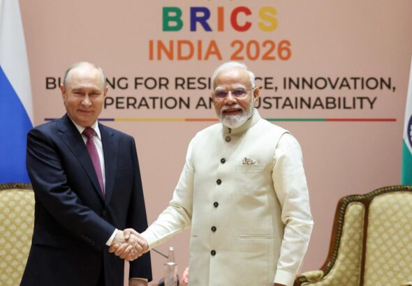 रूसी राष्ट्रपति पुतिन ने प्रधानमंत्री मोदी से मुलाकात की, कई अहम मुद्दों पर चर्चा